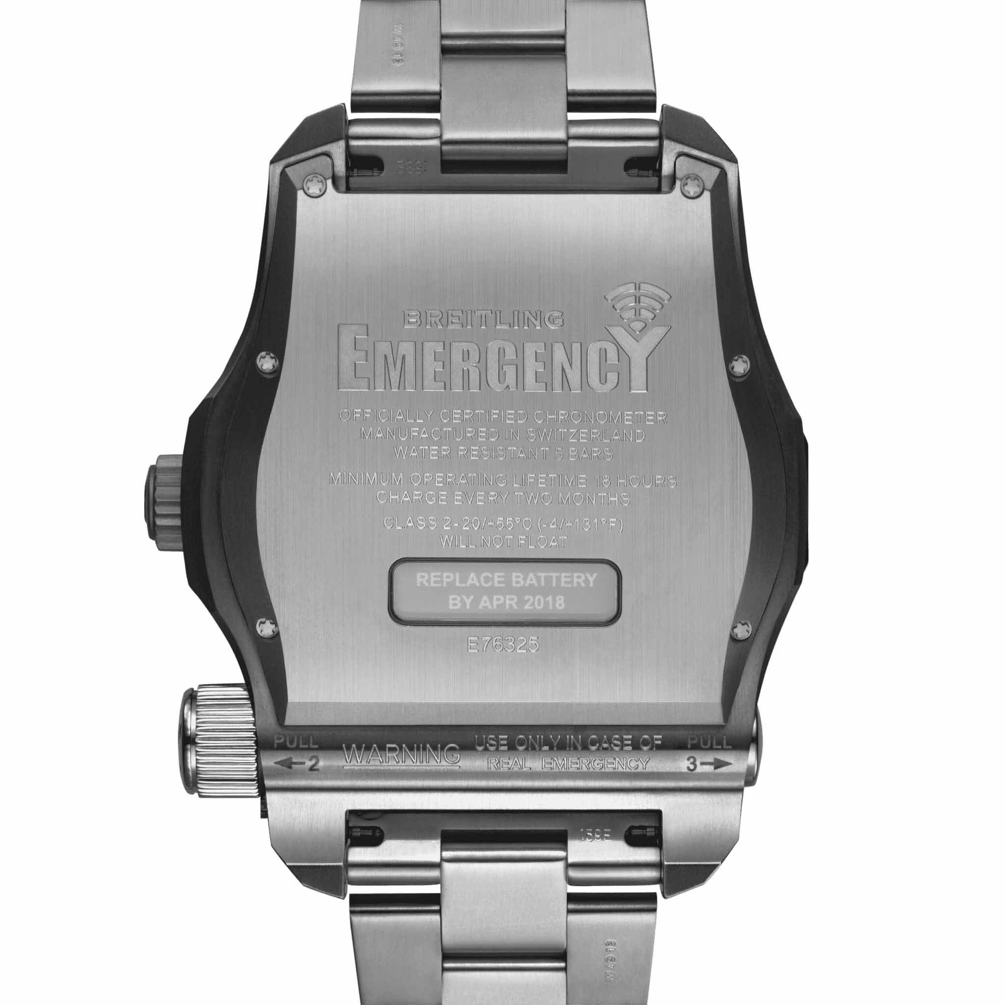 Breitling Breitling Emergency E76325221B1E1 , наручные мужские часы фото под углом