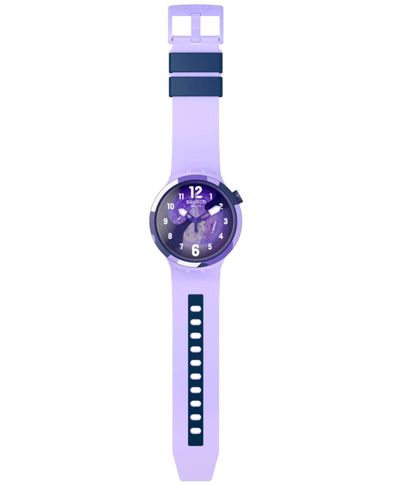 Swatch Swatch Big Bold Biosourced Standard SB05V101, big bold швейцария мужские часы на браслете биоматериал боковой вид