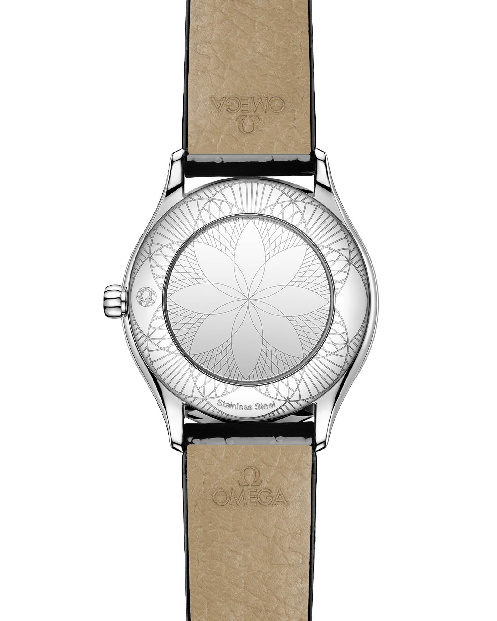 Omega Omega De Ville Mini Tresor 428.17.26.60.04.007 , наручные женские часы фото под углом