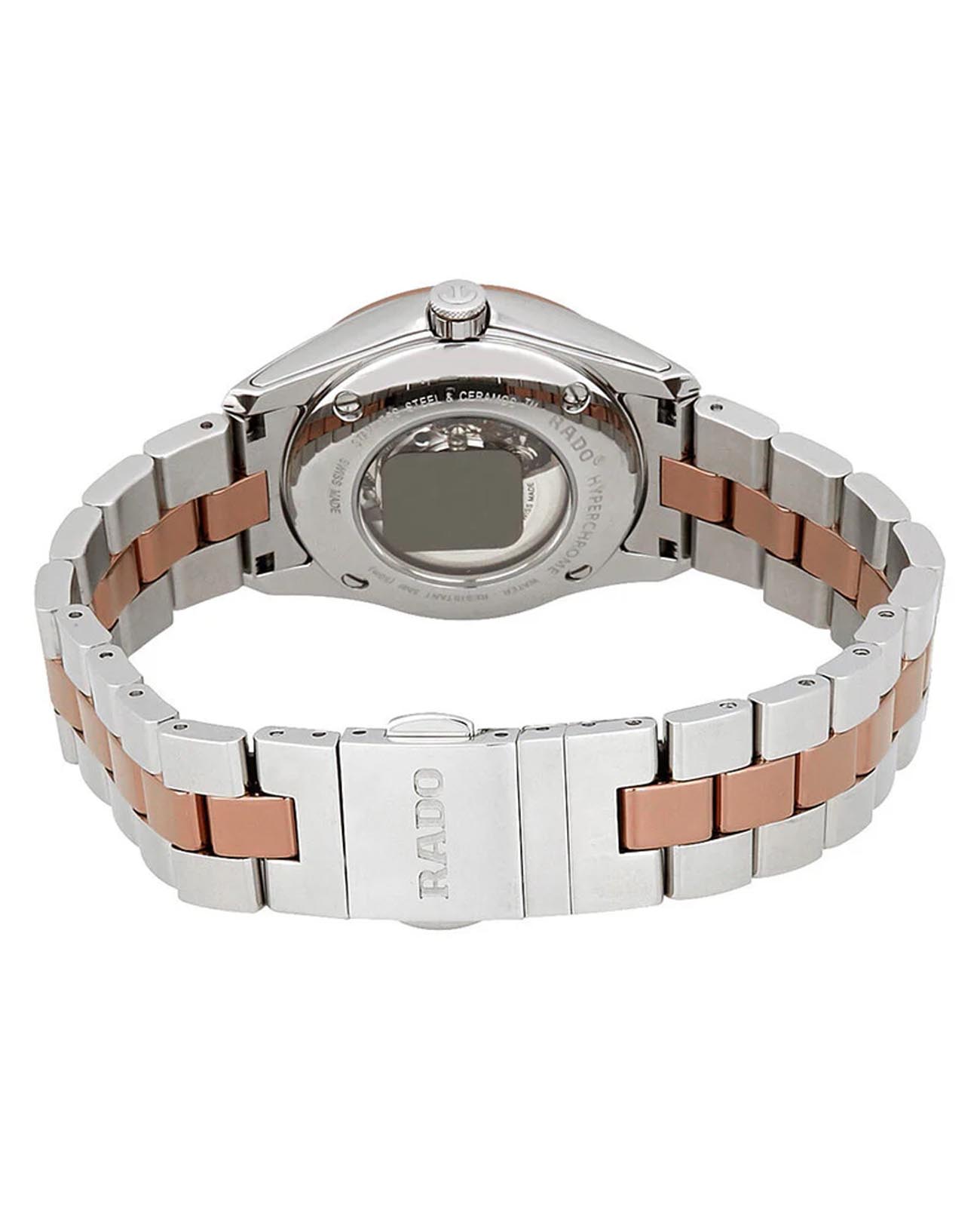 Rado Rado Hyperchrome Automatic R32087102, hyperchrome швейцария женские часы на браслете нержавеющая сталь с pvd-покрытием боковой вид