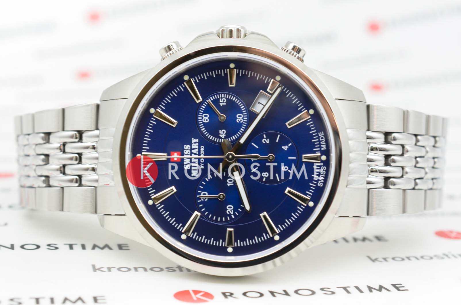 Swiss Military by Chrono Swiss Military by Chrono Sports Chronograph SM34107.03 , наручные мужские часы фото под углом