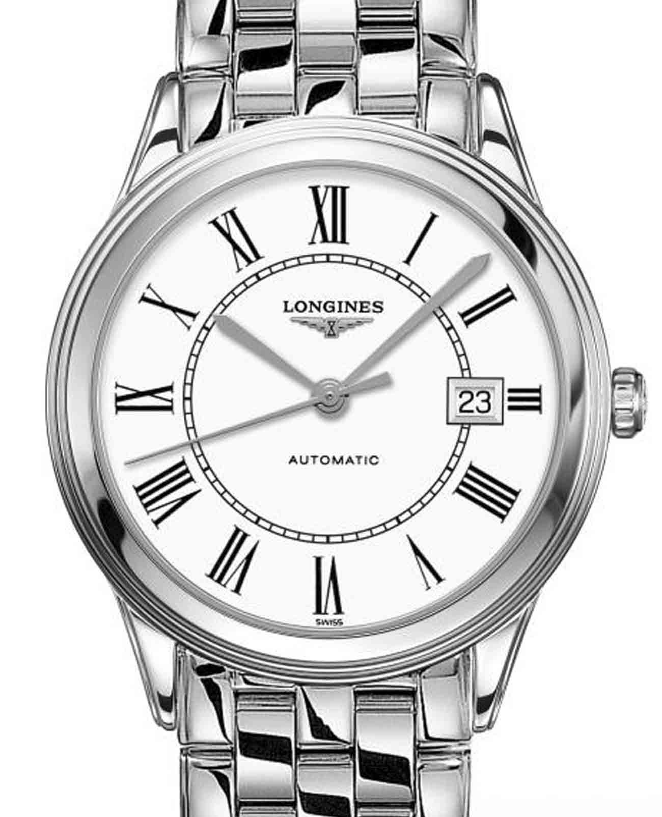 Longines Longines Flagship L4.974.4.21.6 , наручные женские часы фото под углом