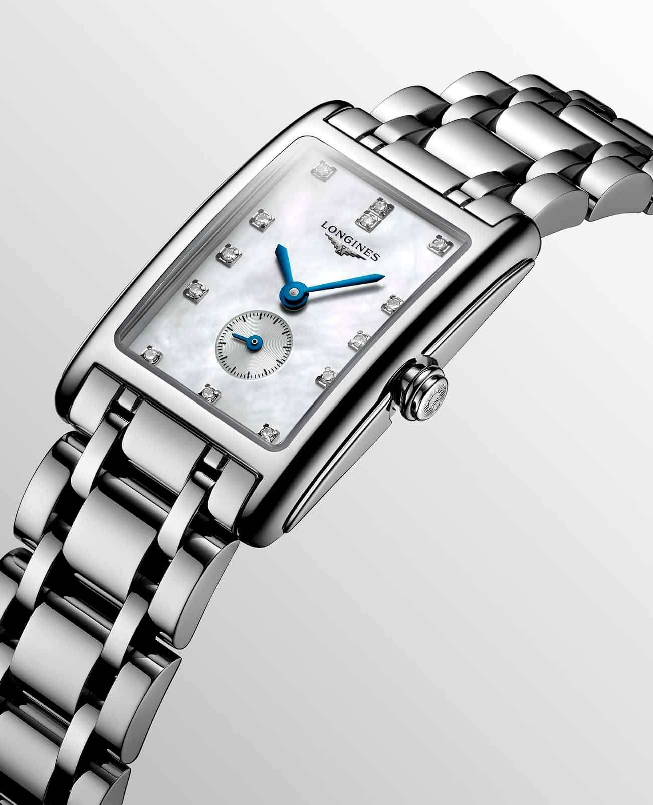 Longines Longines DolceVita L5.255.4.87.6 женские часы белый циферблат на запястье