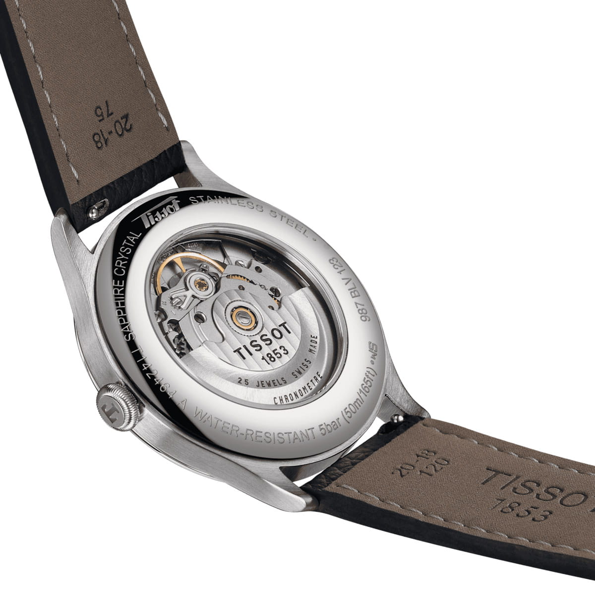 Tissot Tissot Heritage 1938 Automatic T142.464.16.032.00 механические мужские часы часы крупный план белый циферблата