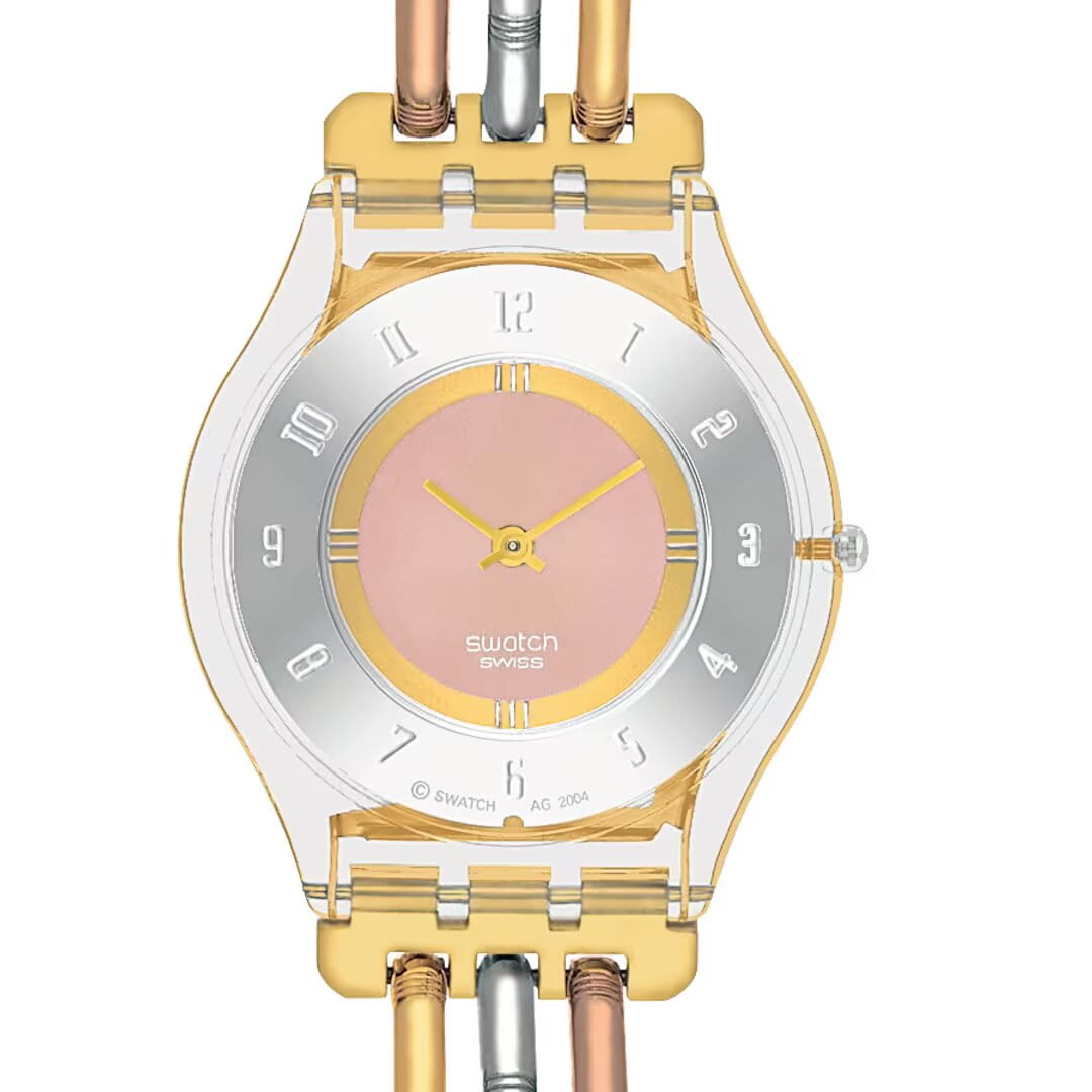 Swatch Swatch Skin SFK240A, skin швейцария женские часы на браслете нержавеющая сталь с pvd-покрытием боковой вид