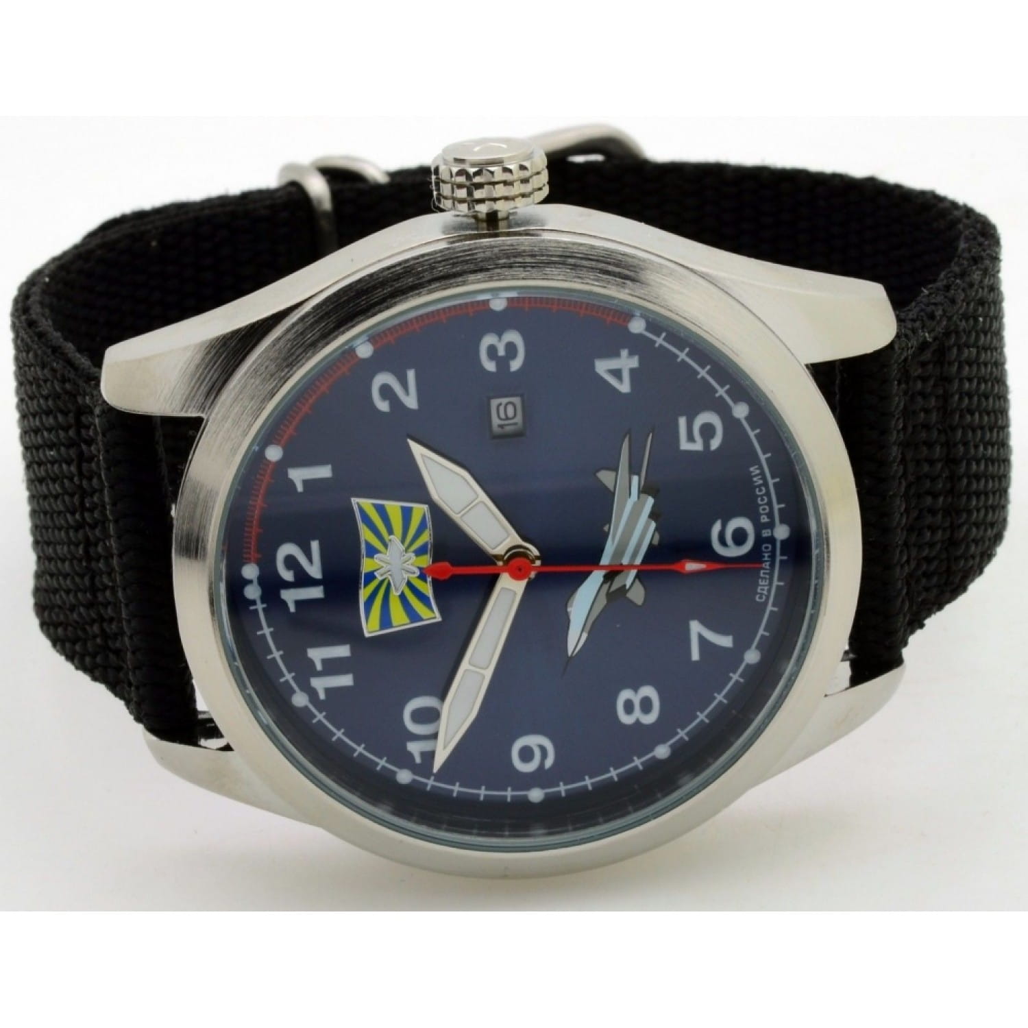 Спецназ Спецназ Атака С2861340-2115-09,  россия мужские часы на браслете тканевый боковой вид