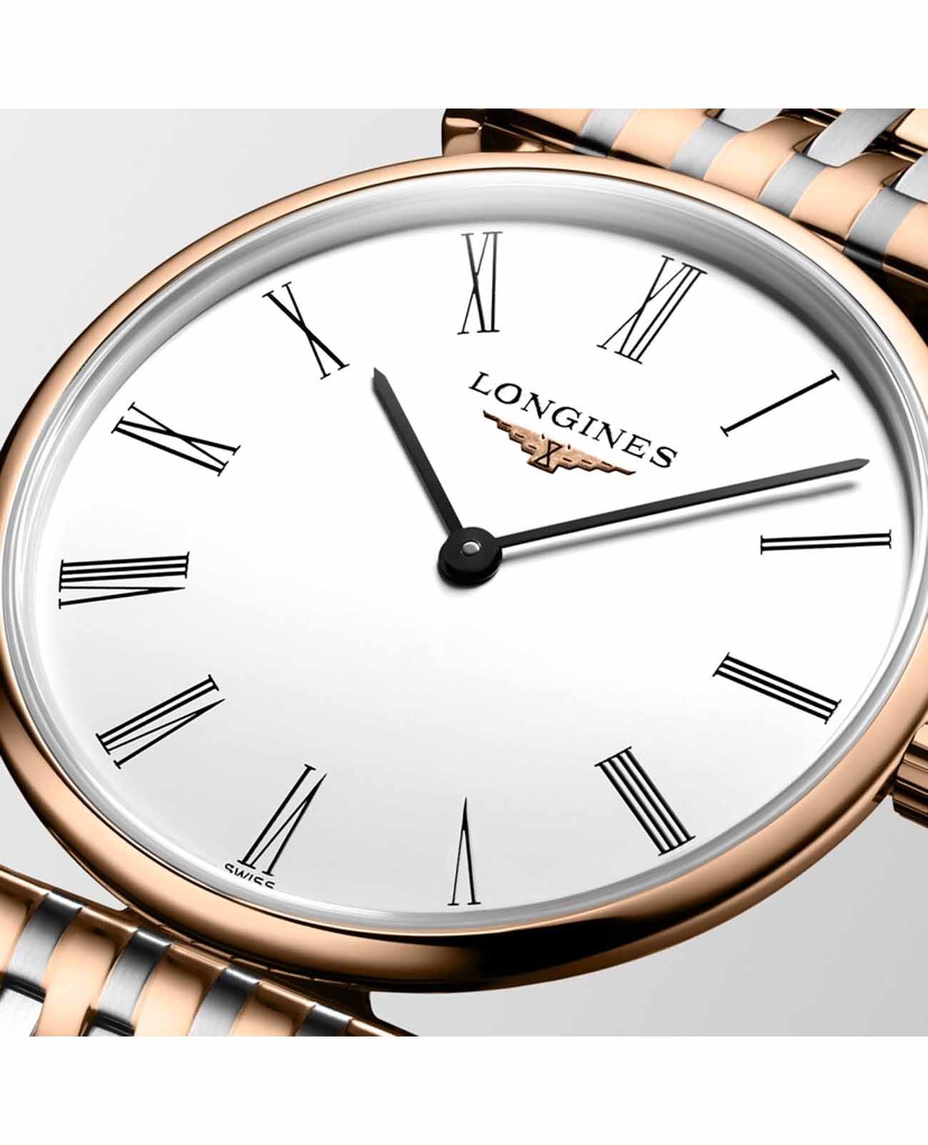 Longines L45121917 женские часы застежка крупным планом