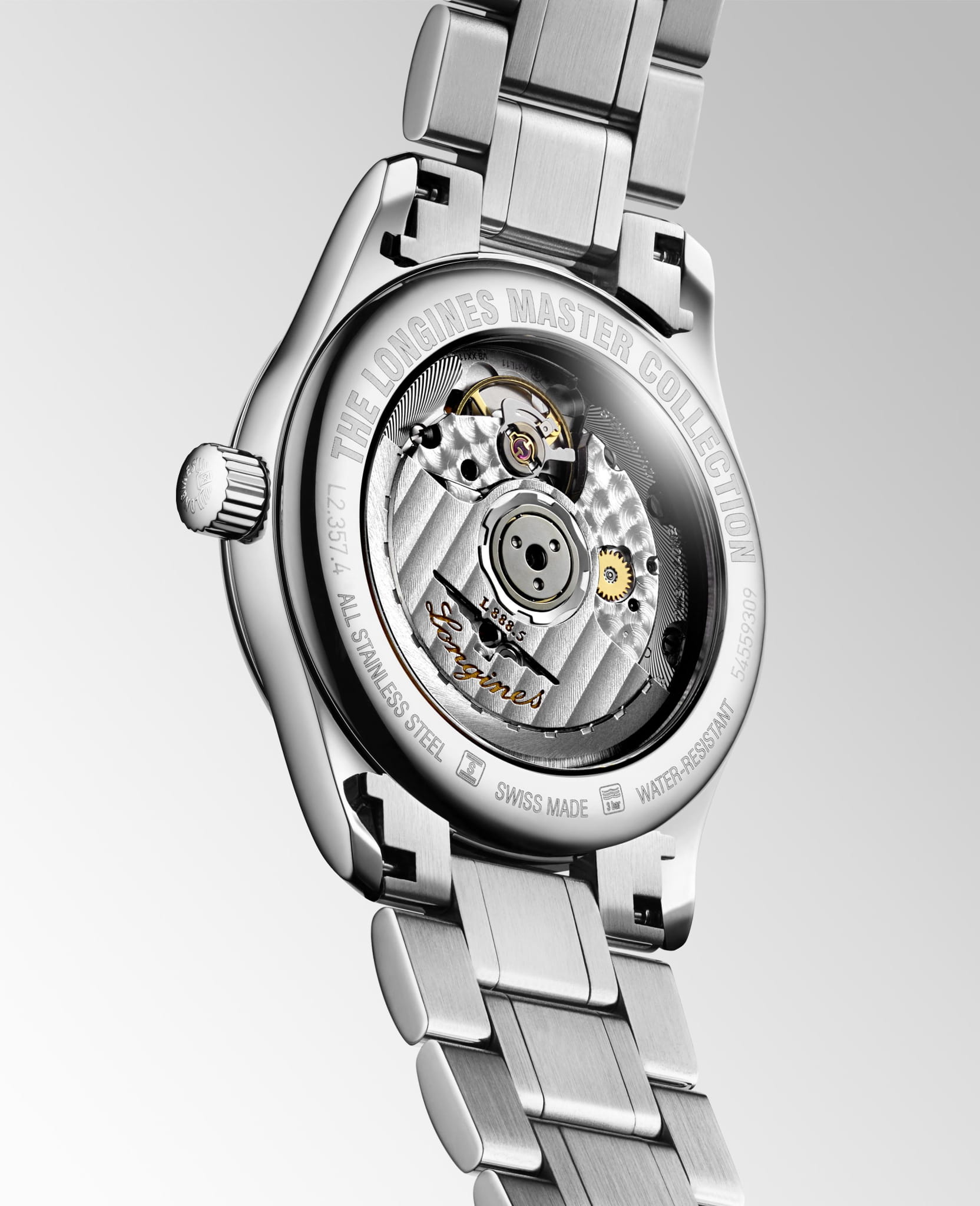 Longines Longines Master Collection L2.357.4.78.6, master collection швейцария женские часы на браслете нержавеющая сталь боковой вид