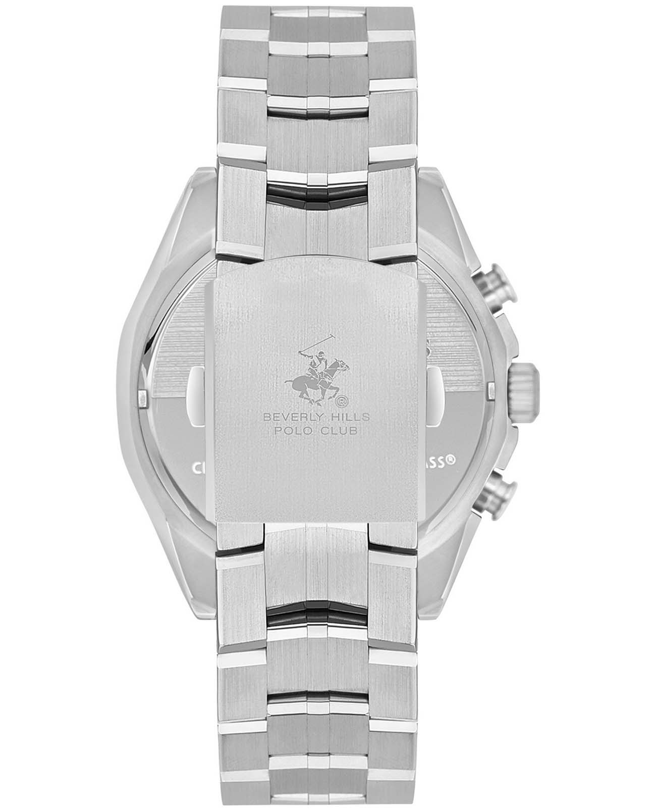 Beverly Hills Polo Club Beverly Hills Polo Club Quartz BP3599X.370,  сша мужские часы на браслете нержавеющая сталь боковой вид